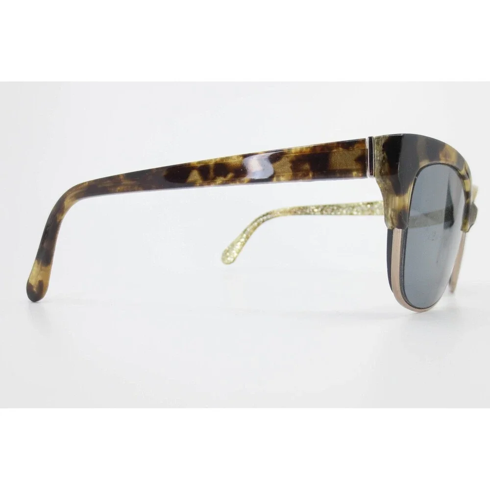 Kate Spade Shira/S Sunglasses Tortoise Gold Glitter Cat Eye 55 16 135 0ESP Y3